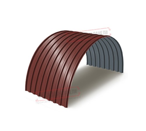 Профнастил МП20ПГ-0.45, Ширина-1100, Полиэстер RAL3009