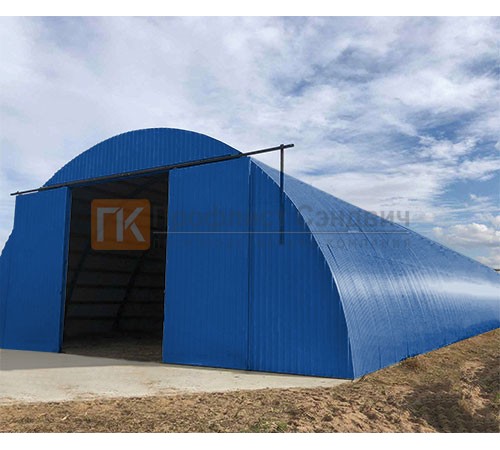 Профнастил МП20ПГ-0.4, Ширина-1100, Полиэстер RAL5005