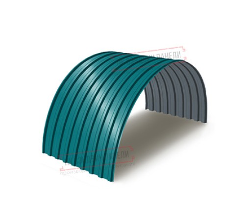 Профнастил МП20ПГ-0.5, Ширина-1100, Полиэстер RAL5021