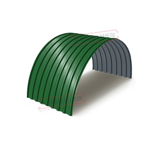 Профнастил МП20ПГ-0.45, Ширина-1100, Полиэстер RAL6002