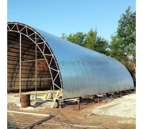 Профнастил МП20ПГ-0.55, Ширина-1100, Оцинкованный