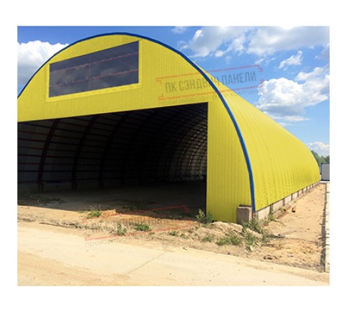 Профнастил МП35-0.5, Ширина-1035, Полиэстер RAL1018