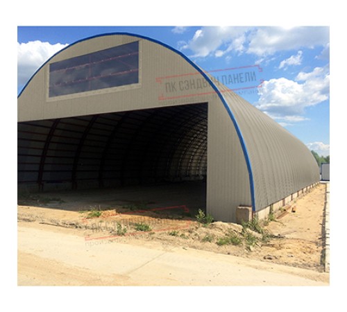 Профнастил МП35-0.7, Ширина-1035, Полиэстер RAL1035