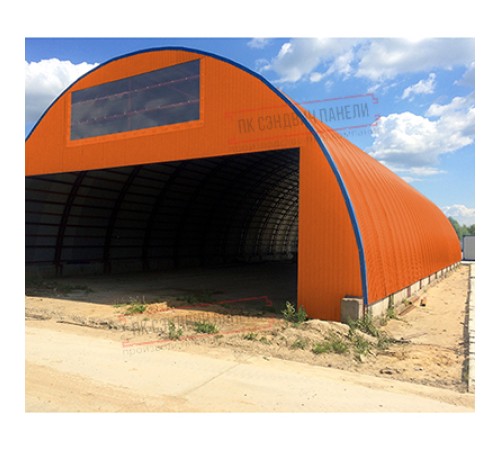 Профнастил МП35-0.5, Ширина-1035, Полиэстер RAL2004