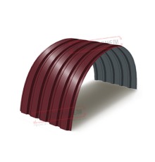 Профнастил МП35-0.45, Ширина-1035, Полиэстер RAL3005