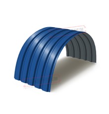 Профнастил МП35-0.45, Ширина-1035, Полиэстер RAL5005