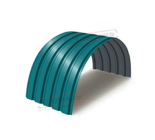 Профнастил МП35-0.45, Ширина-1035, Полиэстер RAL5021