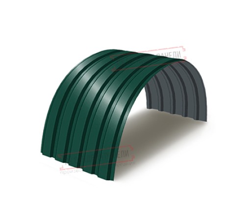 Профнастил МП35-0.5, Ширина-1035, Полиэстер RAL6005