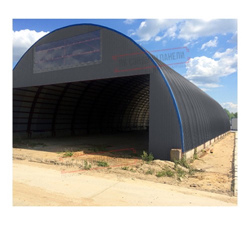 Профнастил МП35-0.7, Ширина-1035, Полиэстер RAL7024