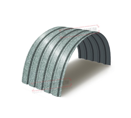 Профнастил МП35-0.65, Ширина-1035, Оцинкованный