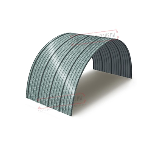 Профнастил оцинкованный НС18ПГ-1120-0.6 цена за пог.м