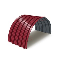 Профнастил НС35ПГ-0.45, Ширина-1100, Полиэстер RAL3003