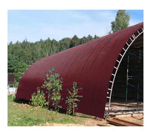 Профнастил НС35ПГ-0.65, Ширина-1100, Полиэстер RAL3005