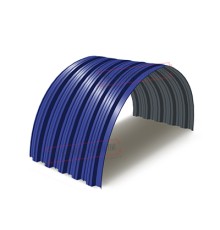 Профнастил НС35ПГ-0.45, Ширина-1100, Полиэстер RAL5002