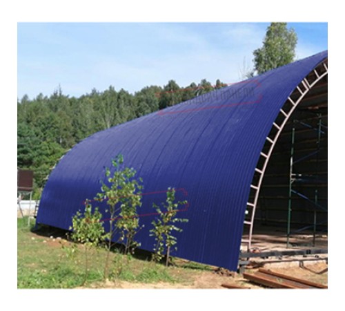 Профнастил НС35ПГ-0.45, Ширина-1100, Полиэстер RAL5002