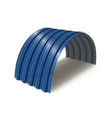 Профнастил НС35ПГ-0.45, Ширина-1100, Полиэстер RAL5005