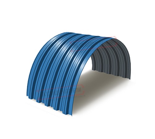 Профнастил НС35ПГ-0.5, Ширина-1100, Полиэстер RAL5015