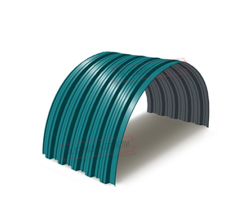 Профнастил НС35ПГ-0.45, Ширина-1100, Полиэстер RAL5021