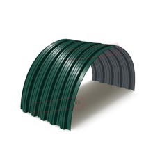 Профнастил НС35ПГ-0.45, Ширина-1100, Полиэстер RAL6005