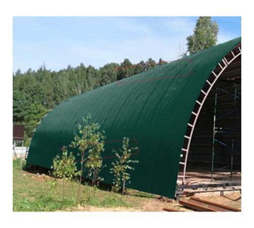 Профнастил НС35ПГ-0.7, Ширина-1100, Полиэстер RAL6005