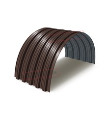 Профнастил НС35ПГ-0.45, Ширина-1100, Полиэстер RAL8017