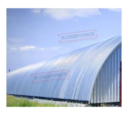 Профнастил НС35ПГ-0.45, Ширина-1100, Оцинкованный