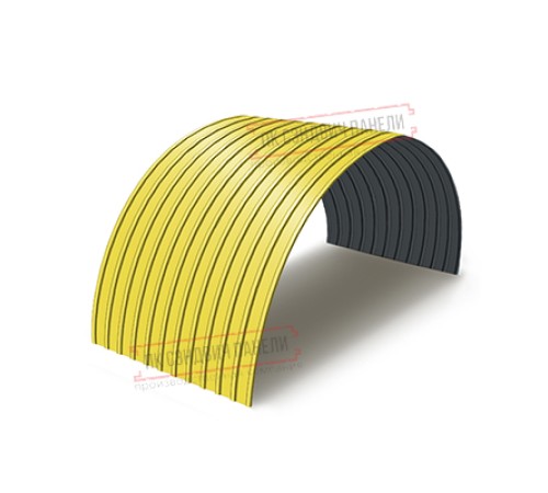 Профнастил С10ПГ-1150-0.45 Полиэстер RAL1018