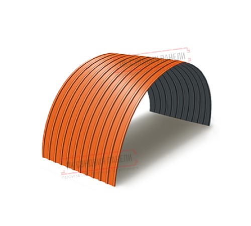 Профнастил С10ПГ-1150-0.45 Полиэстер RAL2004