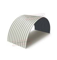 Профнастил С10ПГ-1150-0.4 Полиэстер RAL9003