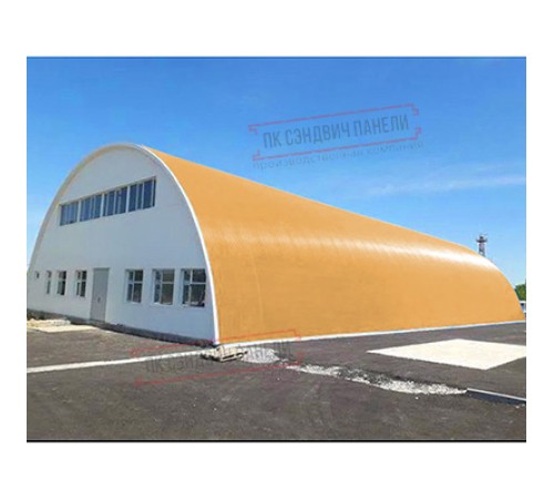 Профнастил С-15ПГ-1190-0.5 (с гранью) Полиэстер RAL 1034