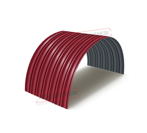 Профнастил С-15ПГ-1190-0.4 (с гранью) Полиэстер RAL 3003