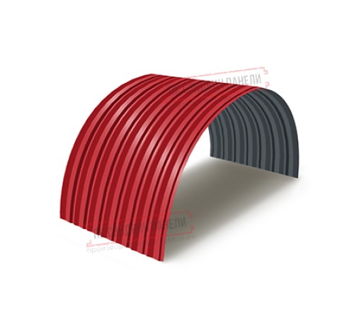 Профнастил С-15ПГ-1190-0.45 (с гранью) Полиэстер RAL 3020