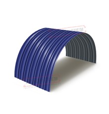 Профнастил С-15ПГ-1190-0.5 (с гранью) Полиэстер RAL 5002