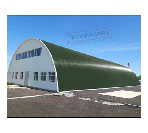 Профнастил С-15ПГ-1190-0.55 (с гранью) Полиэстер RAL 6020