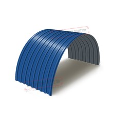 Профнастил окрашенный С17ПГ-1100-0.9 цена за м2