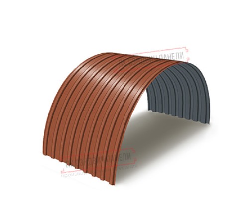 Профнастил окрашенный С17ПГ-1100-0.9 цена за пог.м