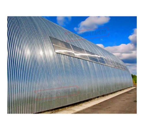 Профнастил оцинкованный С17ПГ-1100-0.5 цена за м2