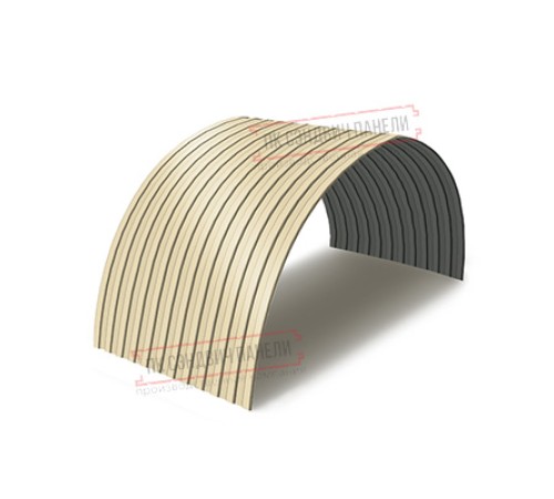 Профнастил СС10ПГ-1150-0.7 Полиэстер RAL1015