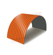 Профнастил СС10ПГ-1150-0.7 Полиэстер RAL2004