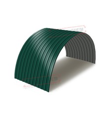 Профнастил СС10ПГ-1150-0.5 Полиэстер RAL6005