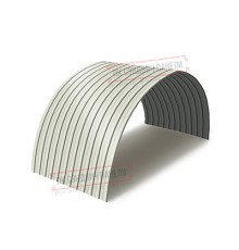 Профнастил СС10ПГ-1150-0.5 Полиэстер RAL9010