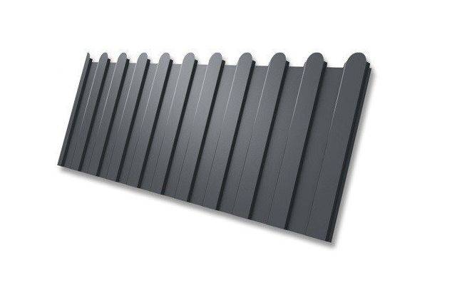 Фигурный профнастил для забора