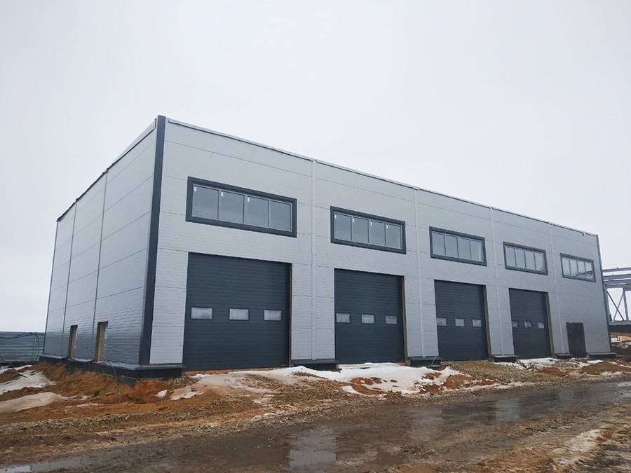 Стеновые сэндвич-панели 120 мм — объект 1