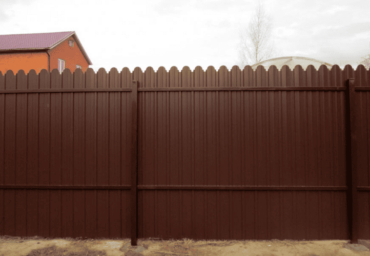 Фигурный профнастил: пример листа