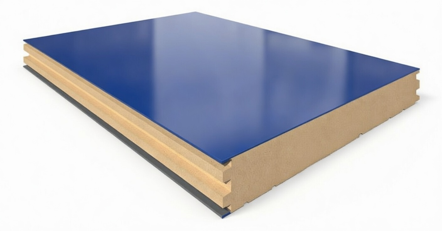 Гладкие сэндвич-панели ППУ