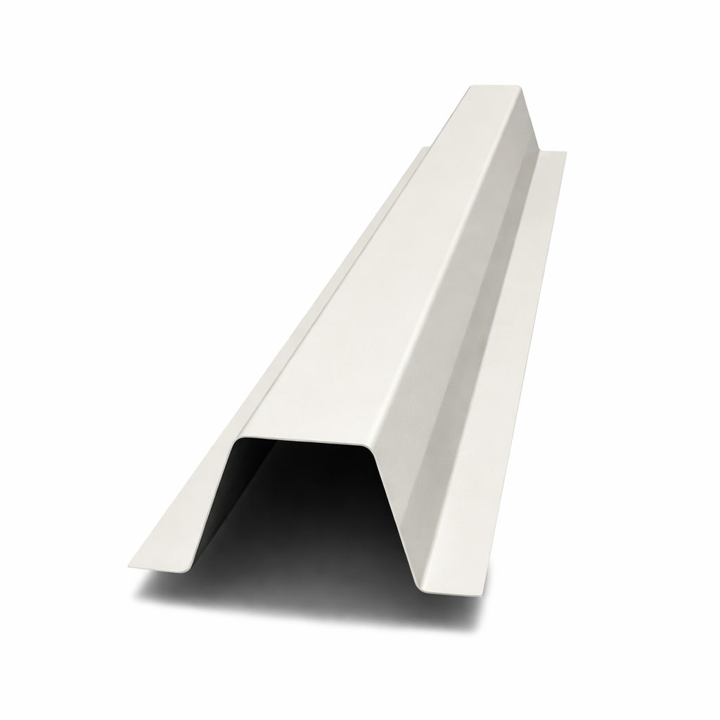 Омега-профиль гнутый 20 RAL9003 — пример