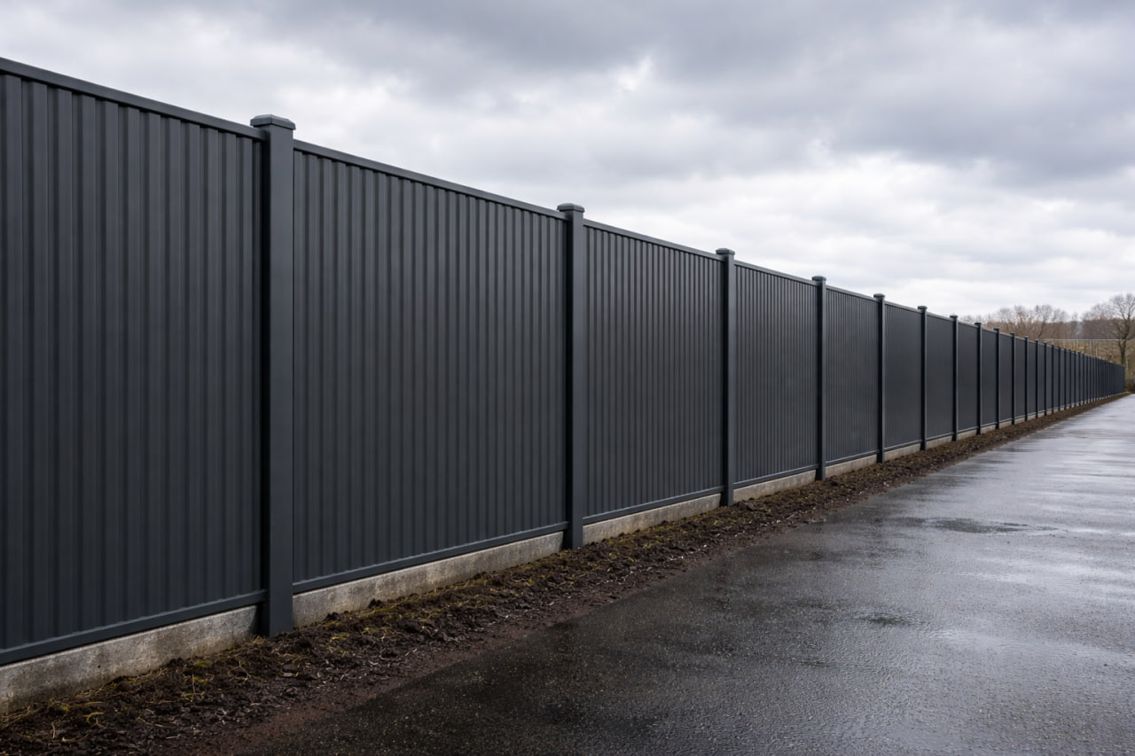 Профнастил С8 — пример применения