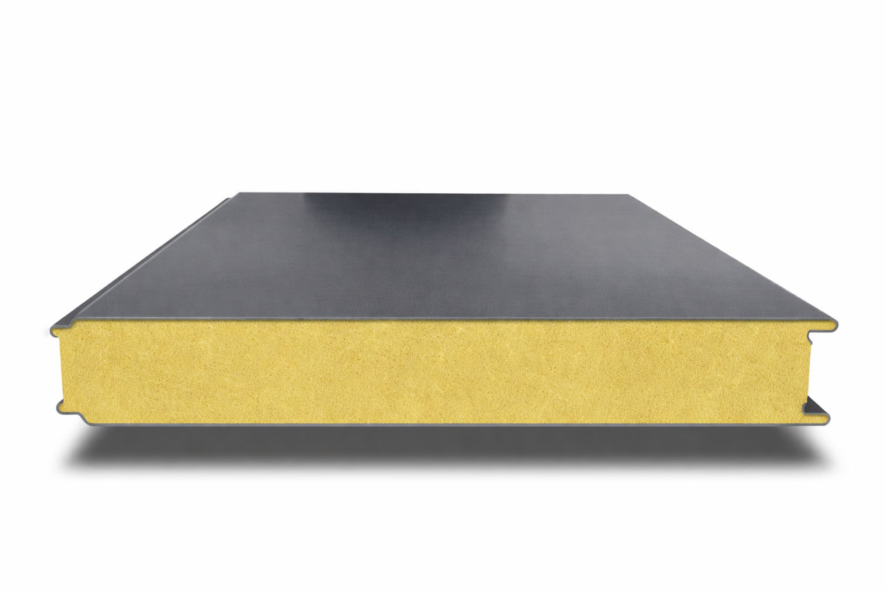 Гладкая сэндвич-панель PIR 100 мм