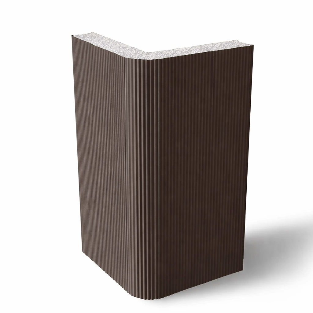 Вертикальная угловая сэндвич-панель ППС — 50 мм, RAL8017