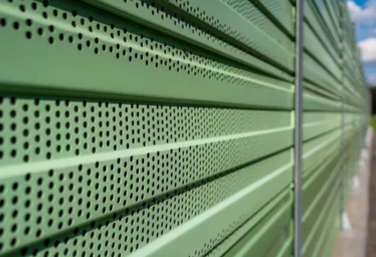 Перфорированный профнастил Т45 — пример объекта 1